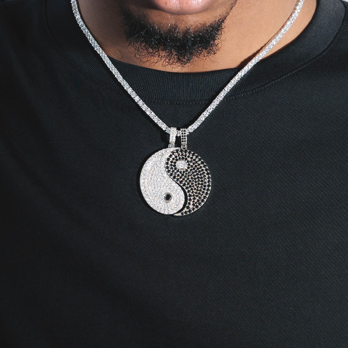 The more you purchase the more, the greater discount you will get Ying Yang  Pendant 6 ICE